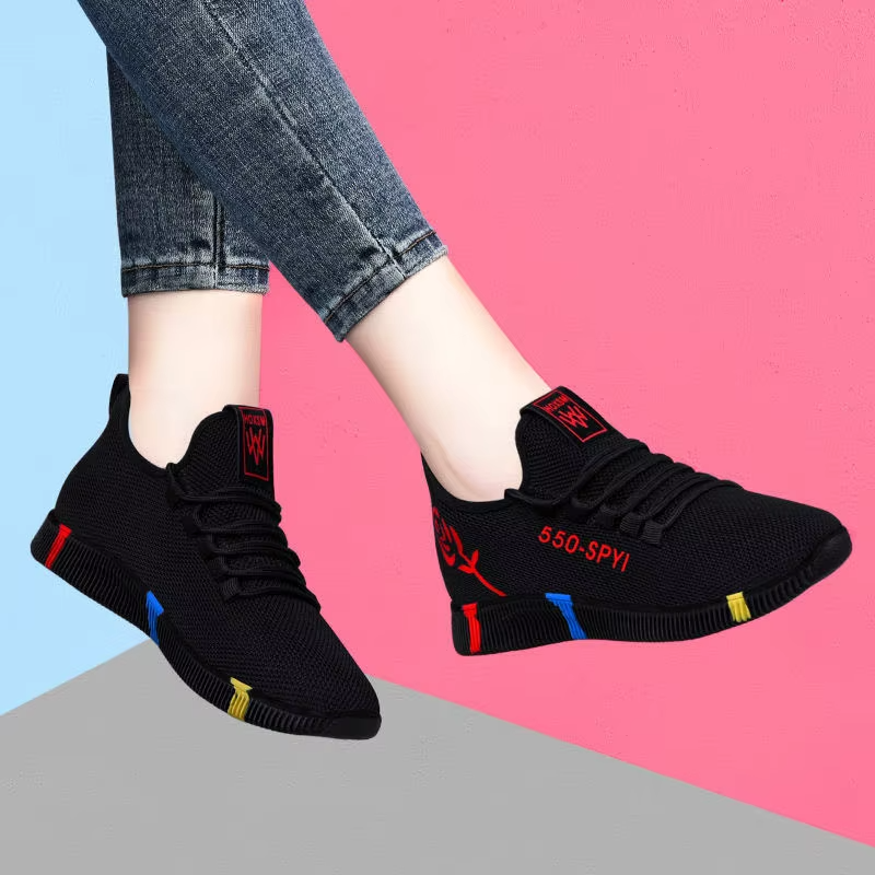 Women's rose cheap sneakers XW-666