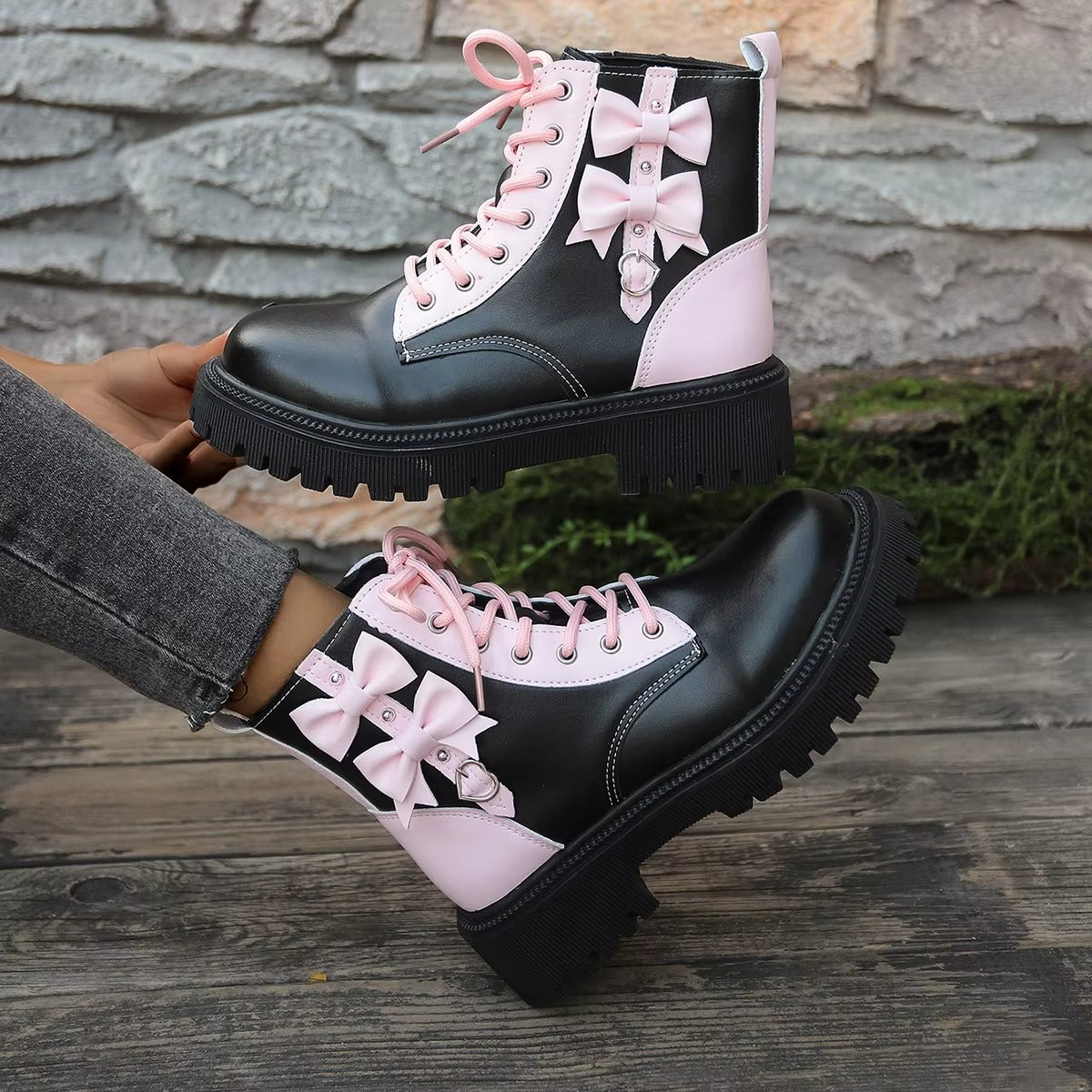 8001 pink girlish ankle boots – winter, lady, size 35-42, hot-selling, 2025 new design