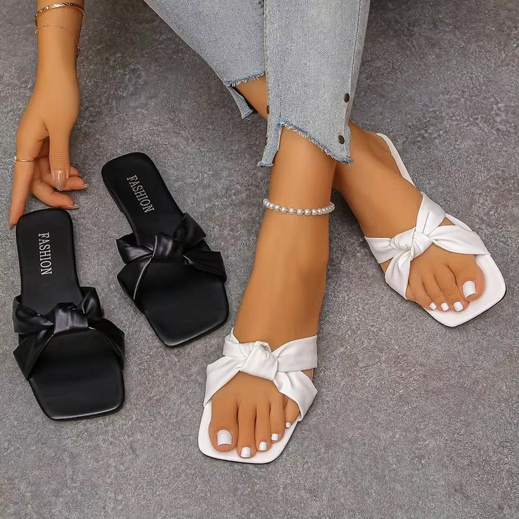L123 new cross-belt flat sandals & slippers – summer, fashion, size 35-44, women's