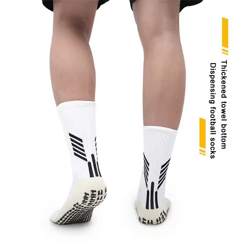 Football anti-slip grip socks – custom logo, high quality, professional athletic sport socks