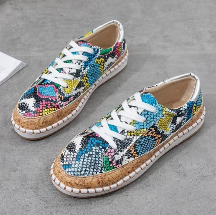 New style large size round toe flat casual ladies' single shoes 196
