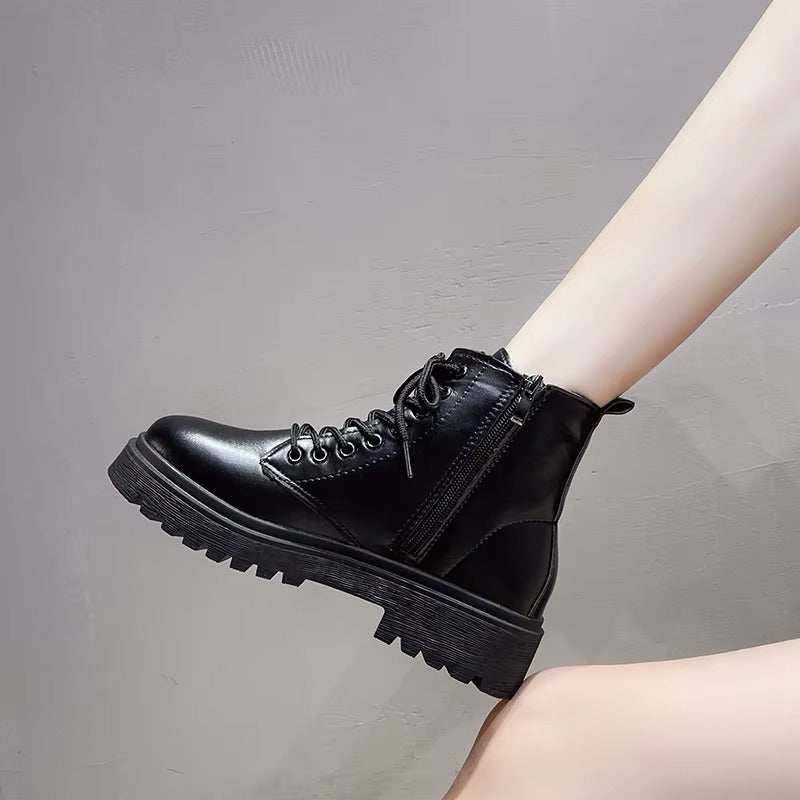 Size 35-42 women's black ankle boots – winter & spring 908