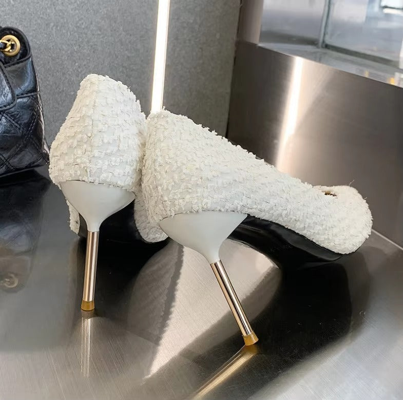 New pointed French stiletto sexy fashion women's shoes